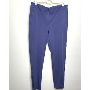 Betabrand Cigarette Dress Pant Yoga Pant Stretch Ankle Zip Large Tall